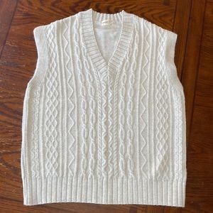 Anthropologie Oversized Sweater Vest